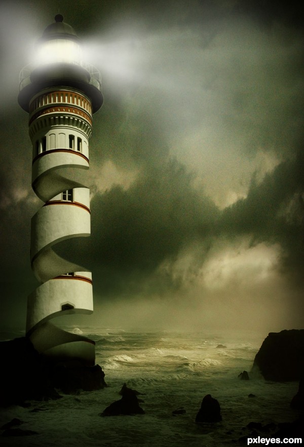 Light House photoshop picture